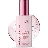 Radiant Aura Collagen &amp; Retinol Serum For Face &ndash; Dermatologist Tested, Anti Aging, Korean Skin Care &ndash; Firming, Hydrating, Fast-Absorbing, Smoothing &ndash; Vegan, Clean Beauty &ndash; 2.03 Fl Oz