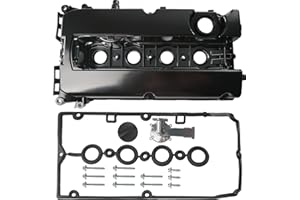FRONEZER Aluminum Engine Valve Cover Kit with Gasket, Bolts, Oil Filler Cap Compatible with 2011-2016 Chevy Cruze, 2012-2018 Sonic, 2013-2020 Trax, 2009-2011 Aveo Aveo5 1.6L 1.8L Replace# 55558673 55564395