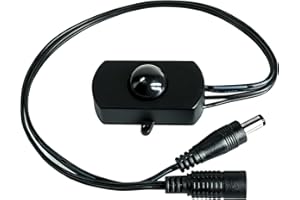 SENSKY BS010H DC 12V to 30V 3A Mini Pir Motion Sensor Switch,Occupancy Sensor Switch for Gun Safe, Kitchen Cabinet, Pantry, Closet led Lighting (Black-Without Light Sensor)