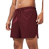 Brgrid Men's 5" Running Shorts Quick Dry Athletic Workout Shorts Lightweight Gym Shorts with Zipper Pockets