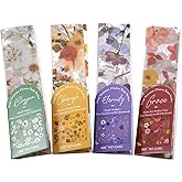 Uideyvi 4 Pack 20 Sheets Flower Bookmark, Very Suitable for Women Bookmarks, Bookmarks Gifts