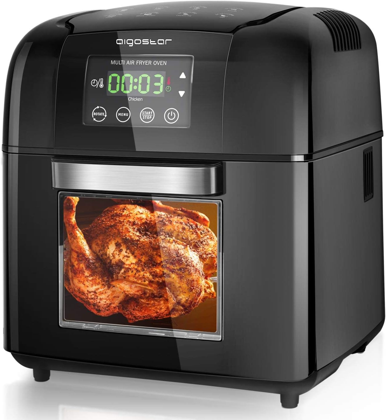 Aigostar Master 30LVU Friggitrice ad Aria, Forno ad Aria da 1650W con Accessori, Display a LED Aigostar Master 30LVU Friggitrice ad Aria, Forno ad Aria da 1650W con Accessori, Display a LED