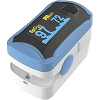 Fingertip Pulse Oximeter Upgraded OLED Screen Without: case or shock cover