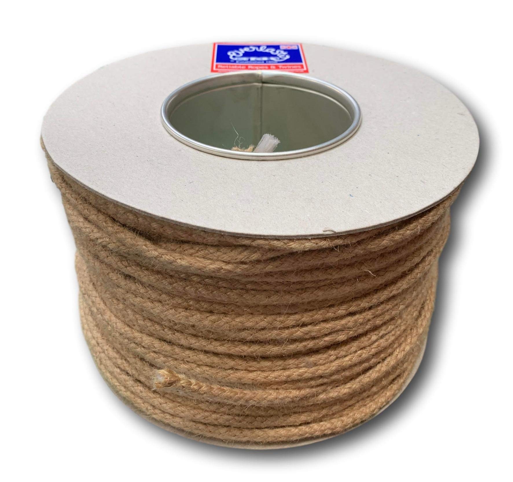 EVERLASTO Plaited Jute Sash Cord with Strong Polypropylene Core No.3 (5mm) x 100M — image 1
