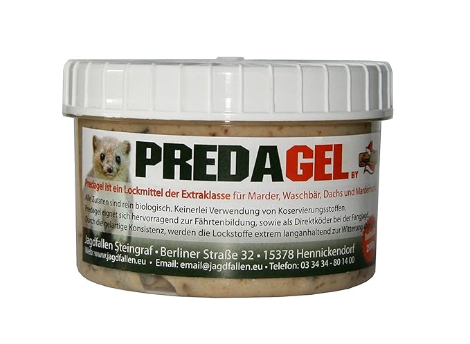Predagel Lockmittel für Marder Marderhund Waschbär 200g
