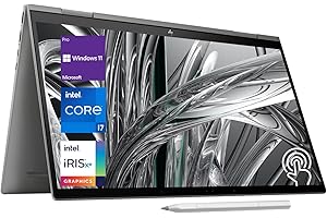 HP Newest 13th Generation Envy 2-in-1 Business Laptop, 15.6” Touchscreen, Intel Core i7-1355U, 64GB RAM, 2TB PCIe SSD, Webcam