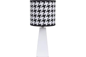 NoJo NoJo - Roar - Lamp & Shade, Black, White, Aqua