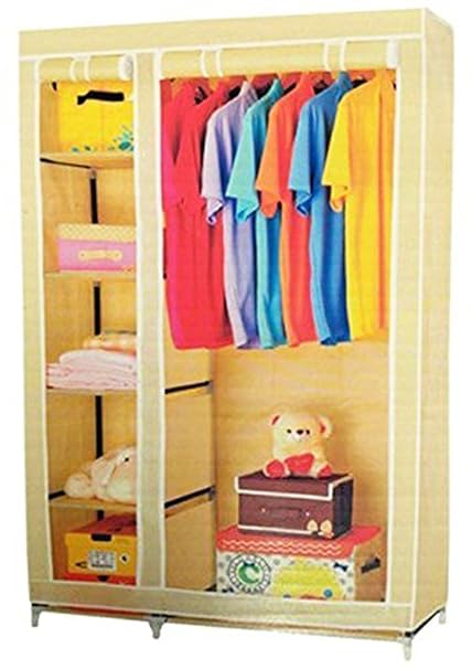 Evana 3 5 Feet Creative Cream Cabinet Easy Installation Folding