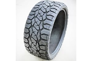 Miletrip TP99 R/T All-Terrain Mud Off-Road Light Truck Radial Tire-35X12.50R22LT 35X12.50X22 35X12.50-22 121Q Load Range F LRF 12-Ply BSW Black Side Wall