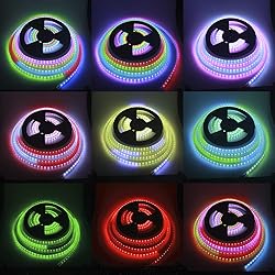 ALITOVE WS2811 Addressable RGB LED Strip Light 24V