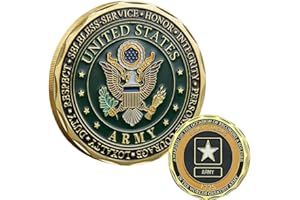 YIQILAFADA U.S. Army Soldier Military Challenge Coin for Military Gift