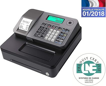 Casio se-s100sb-sr-fr caja registradora Plata: Amazon.es: Oficina y papelería