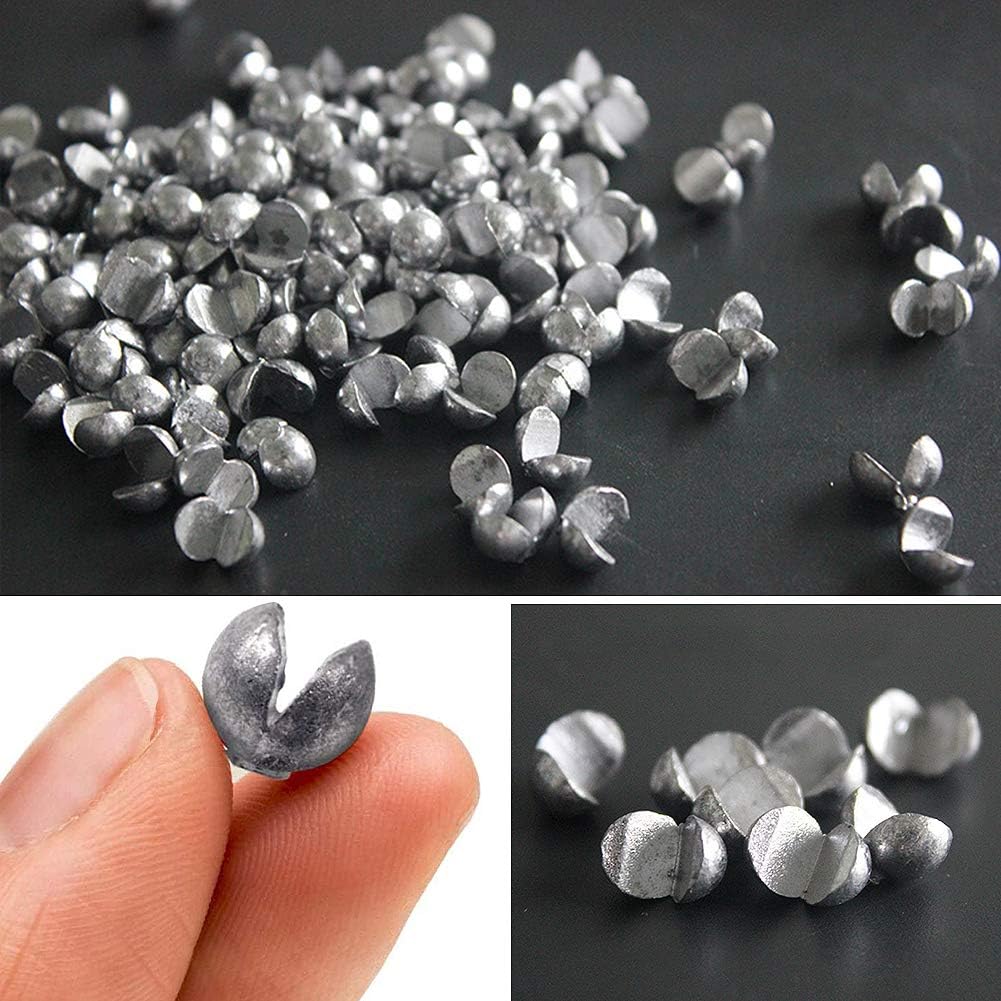 FREE FISHER Removable Split-Shot, 500Pcs 1.0g Lead Sinking Split Shots Fishing Sinkers, Fishing Weights Sinkers : Sports & Outdoors