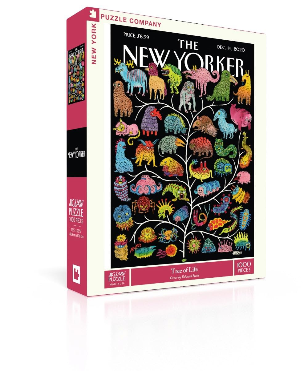 New York Puzzle Company - New Yorker Tree of Life - 1000 Piece Jigsaw Puzzle for Family Game Nights by Edward Steed