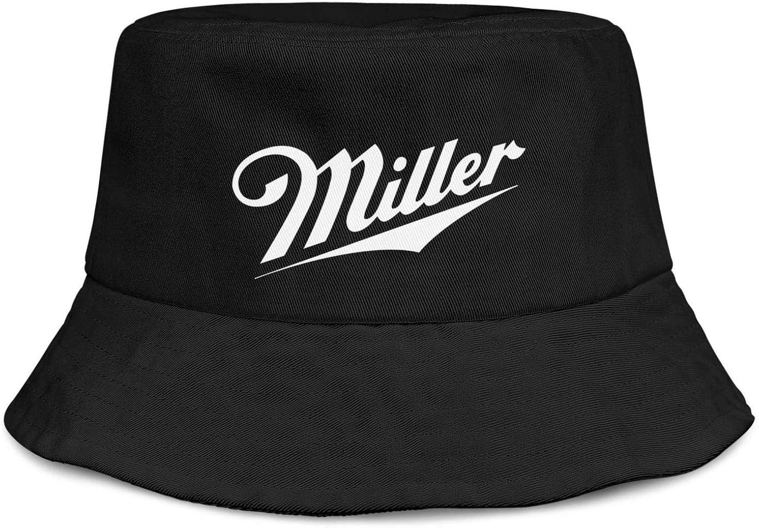 Woman Men's Miller Beer Miller Lite White Bucket Hats Custom Breathable