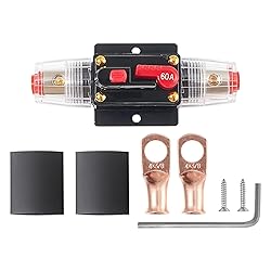 NuIth 60 Amp Fuse Holder Stereo Inline Fuse