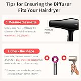 AISEELY Universal Hair Diffuser for Curly Hair 1.57-2.7in Nozzles view 9