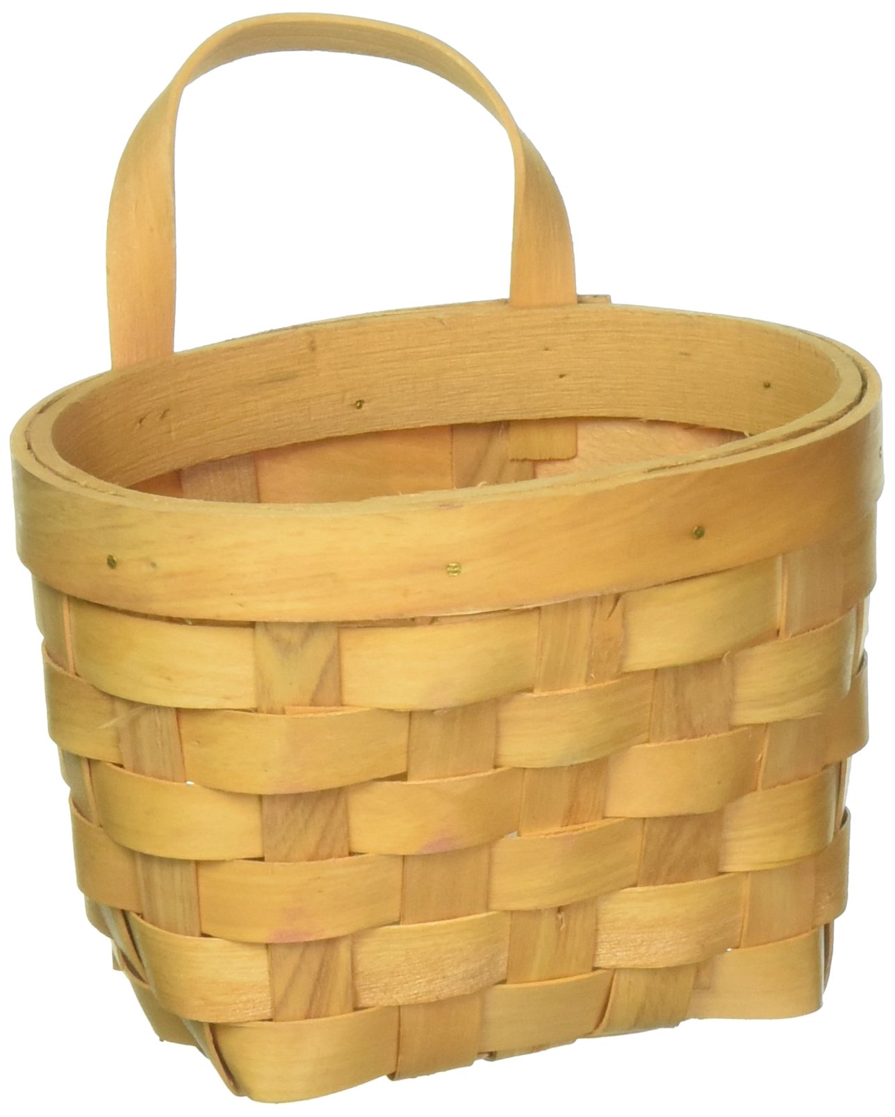 Darice Basket Wall Woodchip, Wood, Brown, 6.25"