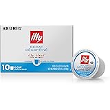 Illy Coffee, Decaf Medium Roast, K Cup for Keurig, 100% Arabica Bean Signature Italian Blend, Premium Gourmet Roast Single Se