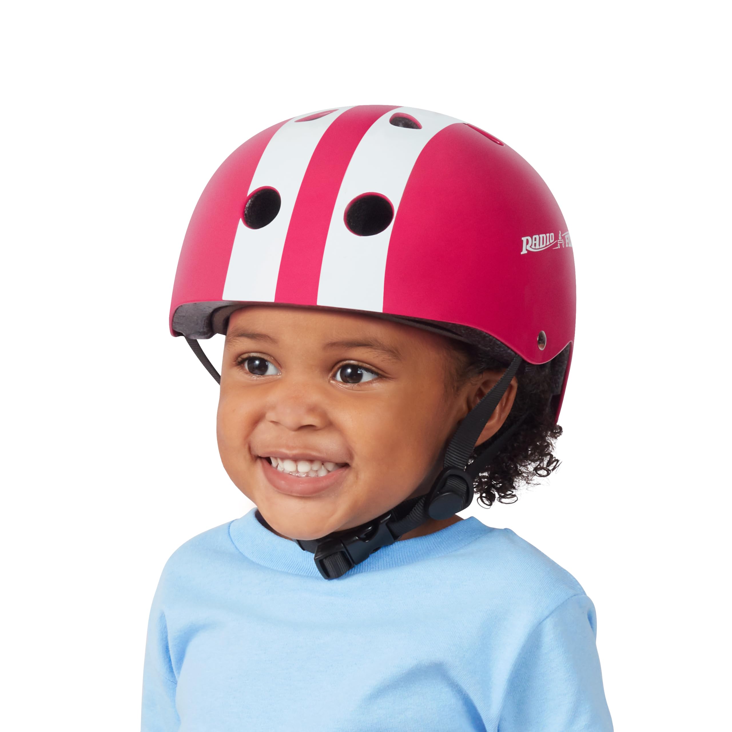 Toddler Bike Helmet, Radio Flyer Bicycle Helmet, Bike Accessories, for Cycling, for Ages 2-5 Years, Pink Image