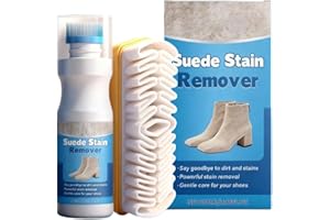 Shoe Cleaner - 100ml Detergent with Brush | Shoe Detergent,for Winter Clothing Snow Boots Jackets Leather Bag Purse