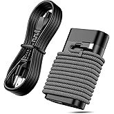 FSJTD Replacement for 65W HP Laptop Charger USB C, Compatible with HP Spectre x360, Elitebook x360, Envy, Omnibook, Chromebook, Elite x2, Zbook, ProBook Travel Type C AC Adapter Power Cord Supply