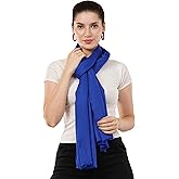 Indikraz Unisex Light weight Soft100% Cashmere Stole Wrap Scarf Warm pashmina Stole pure wool scarf, woven woollen stole