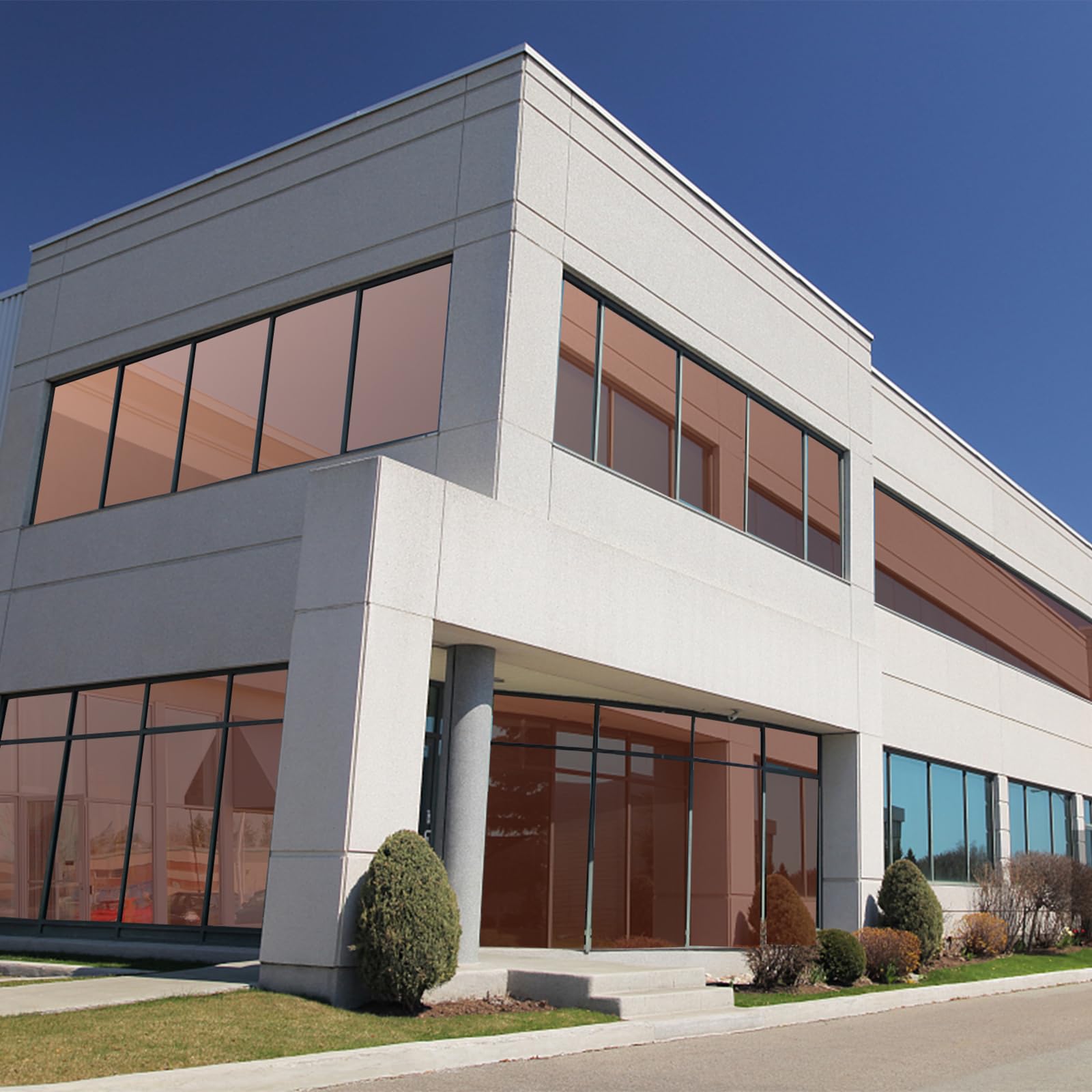 FENTIS One Way Silver Mirror Glass Film Reflective Window Film Heat Control Anti UV Window Brown Tint Sun Block Window Sticker Solar Control Insulation Mirrored Roll for Home and Office 90x200cm