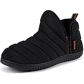 RockDove Men's Alpinz Puffer Bootie Slipper with Memory Foam