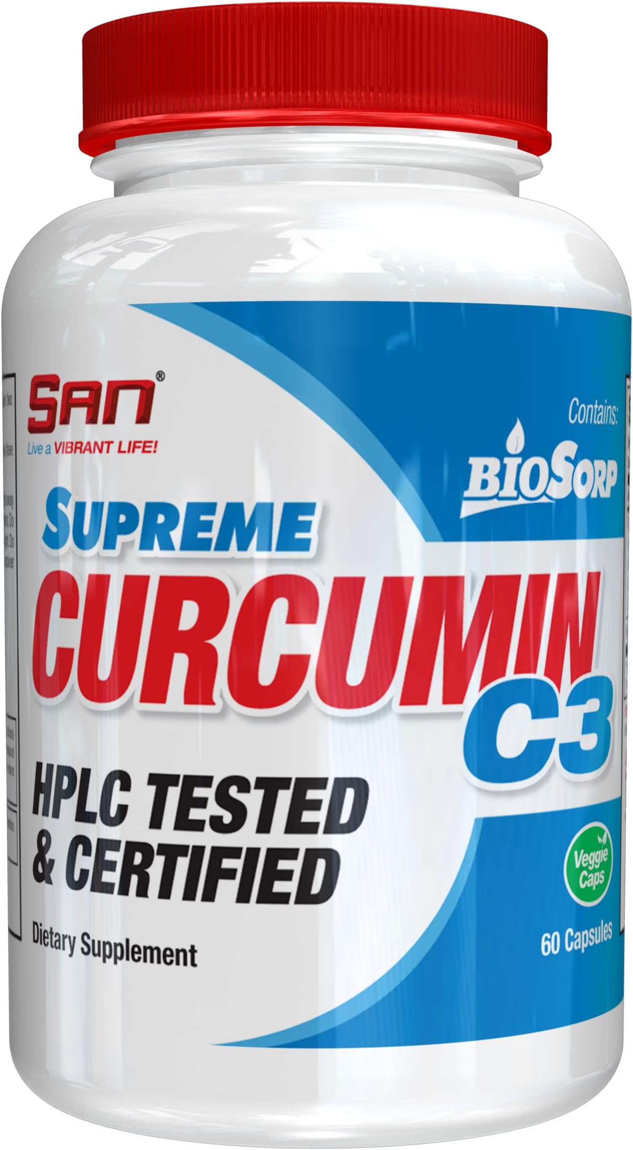 San Supreme Curcumin C3 (60) Standard, 60 Capsules