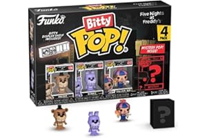 Funko Bitty POP! Five Nights at Freddy's (FNAF)- Freddy and A Surprise Mystery Mini Figure - 0.9 Inch (2.2 Cm) Collectable - Gift Idea - Cake Topper