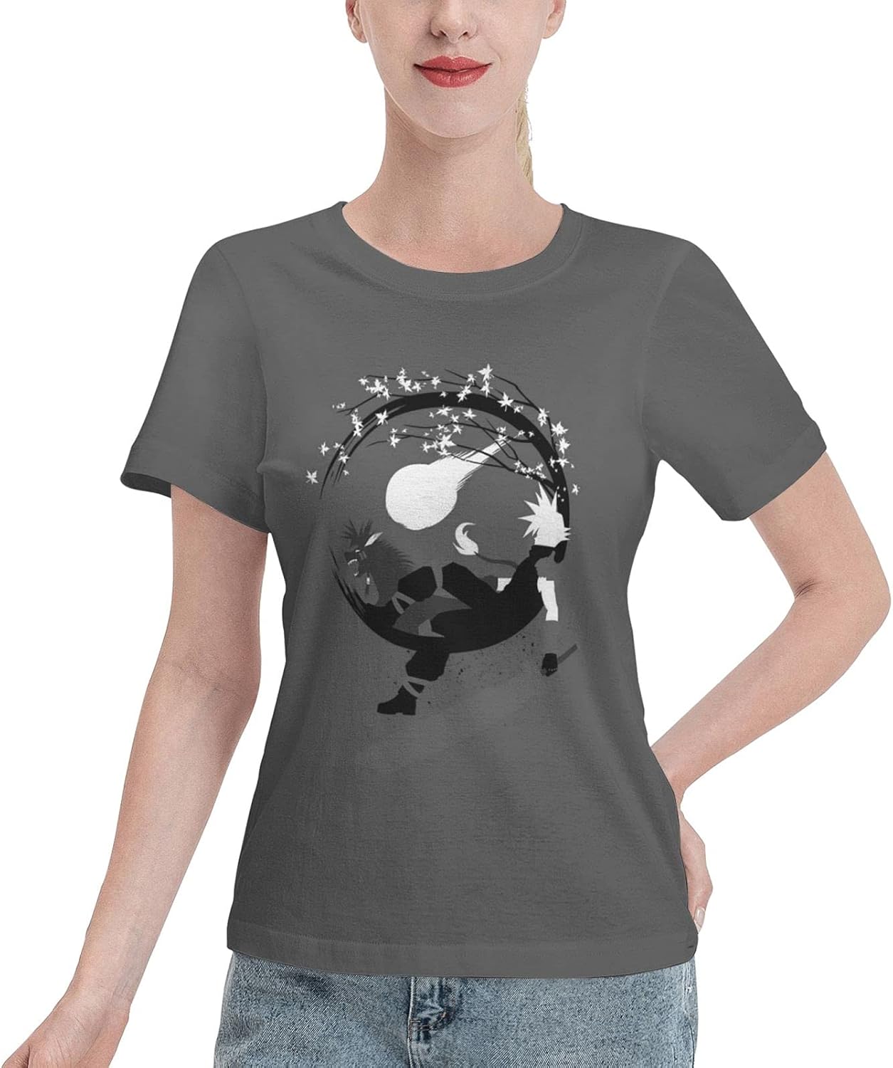 Anime Final Fantasy T Shirt Female Cotton Short Sleeve T