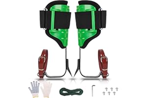 Tree Climbing Spikes, High Strength Alloy Steel Tree Climbing Tool, Tree Climbing Equipment for Tree Work, Hunting, Picking F