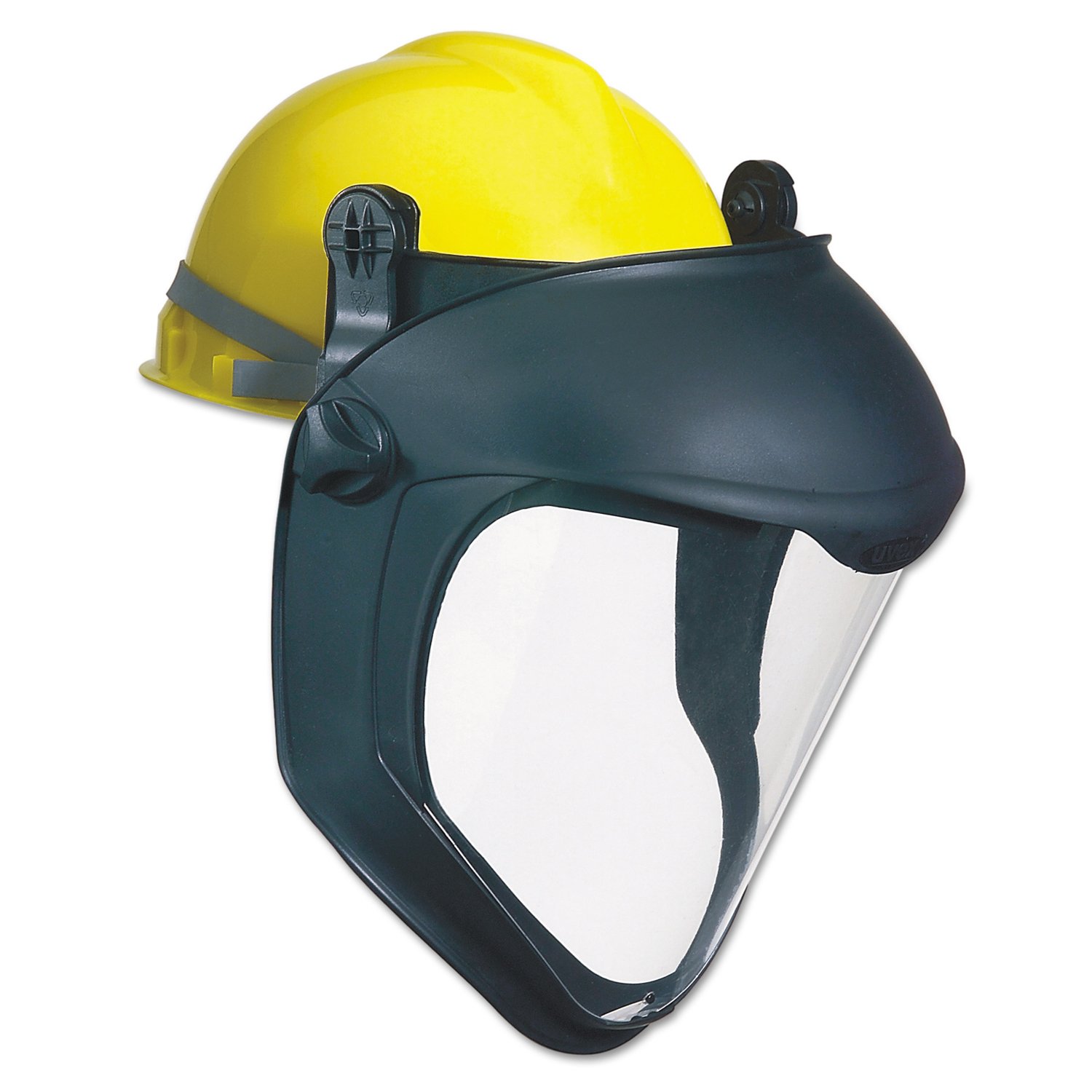 Uvex by Honeywell S8505 Bionic Face Shield with Hard Hat Adapter, Clear