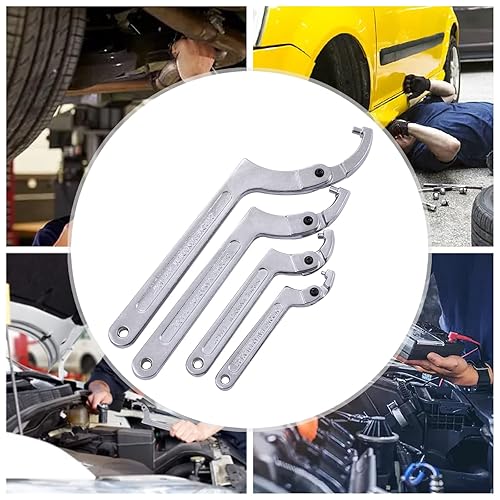 thumbnail image 2 of Spanner Wrench Adjustable C Spanner Hook Wrench Tool For Machine Tools Vehicles Mechanical Equipments 2 of 11