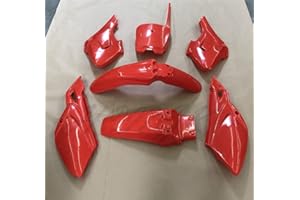 HONGK- 7 PCs Red Plastic Fairing Body Cover Kits Compatible with Baja Dirt Runner 125 [B076Y3SVJC]