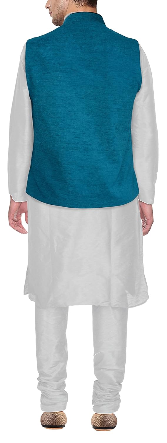 freedom fashion men's linen nehru jacket