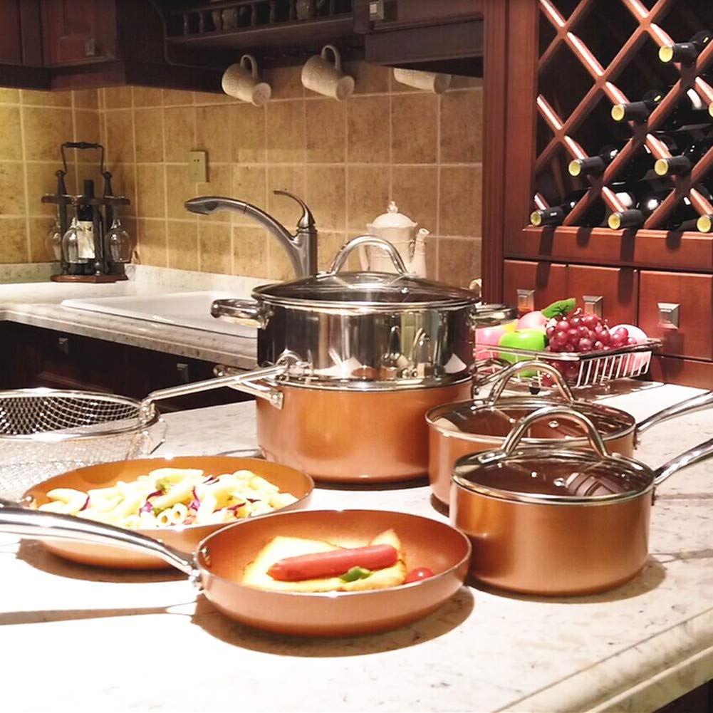 Best copper cookware set non stick