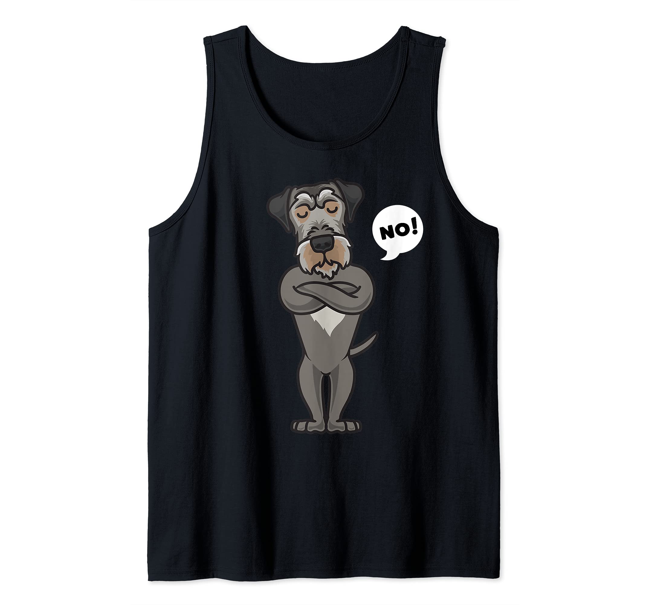 Stubborn Irish Wolfhound Dog Funny Tank Top