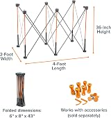 BORA Centipede CT6 36 in Portable Folding Workbench 2500 lb Capacity view 2
