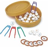 Learning Resources Dumpling Dash Fine Motor Math Game - Squishy Dumpling Toy, Montessori Counting Toys, Kids Board Game, Play Food, Homeschool Toddler Games, Fine Motor Skills, Preschool Board Games