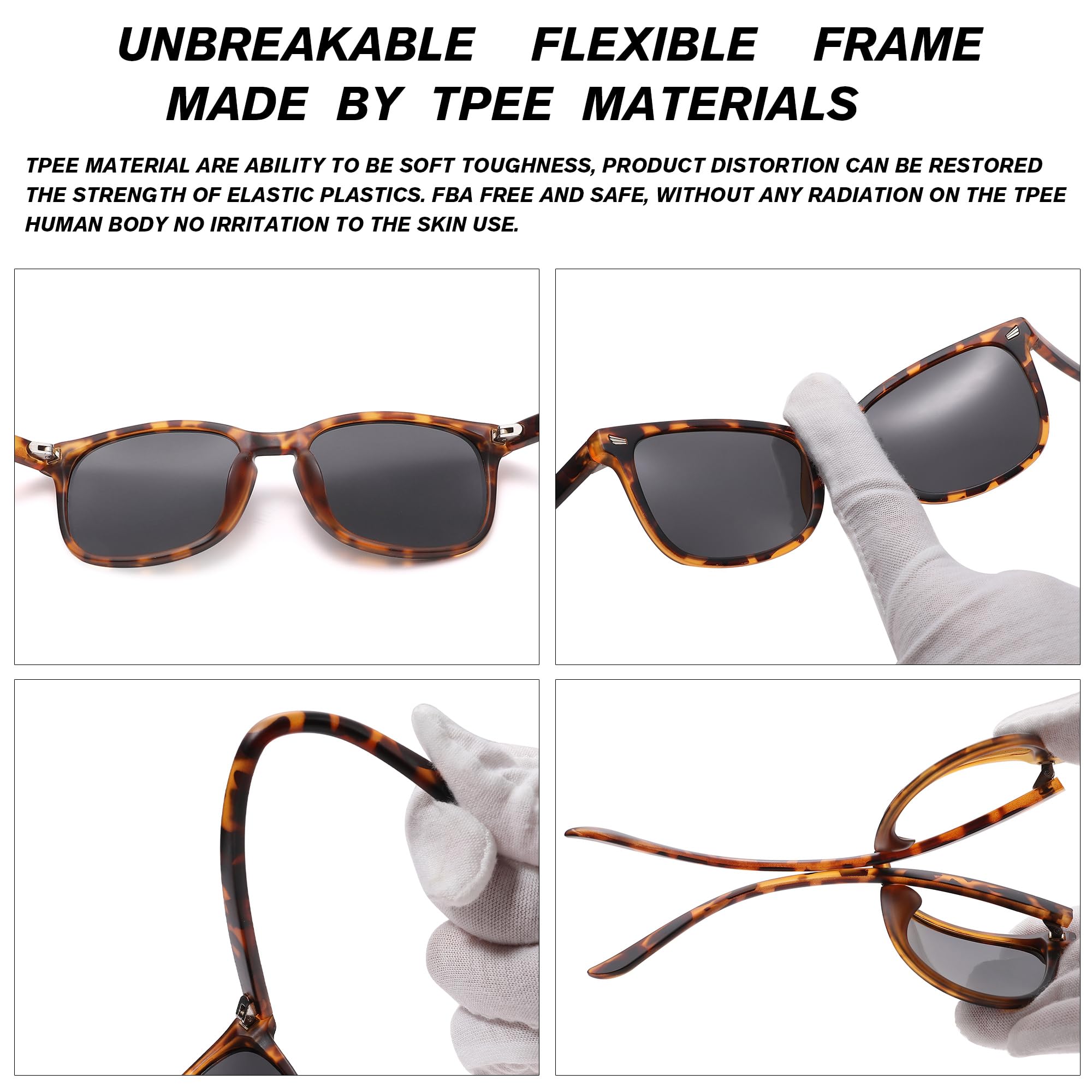 COASION Polarized Kids Sunglasses UV 400 Protection for Girls Boys Classic Retro Style Toddler Shades Age 3-12