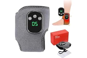 TASUNTE Foot Massager, Wireless 3 in 1 Naxir Foot Revive Massager, Vibration Heated Feet Wrap with 3 Vibration Mode,5 Heat Leavel for Achilles Tendinitis and Plantar Fasciitis