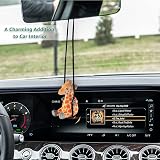 VIPbuy Handmade Wooden Swinging Giraffe Car Ornament - Car Interior Decor view 4
