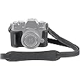 SMALLRIG X-T50 Half Leather Case Kit with Shoulder Strap, Retro Style Leather Camera Half Case with Aluminum Alloy Frame for FUJIFILM X-T50 (Black) - 4709