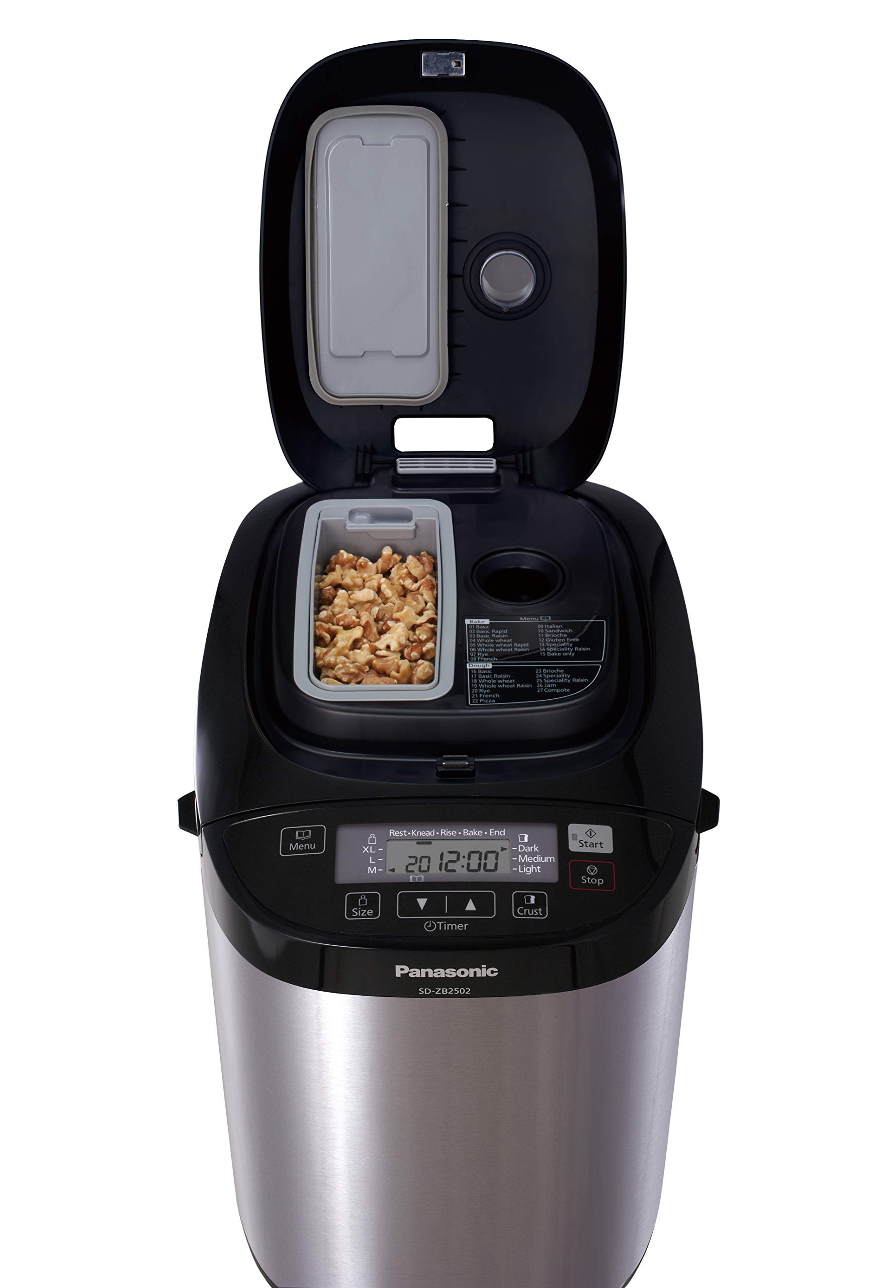 Panasonic SDZB2502BXC Stainless Steel Bread Maker Buy Online in UAE. Electronics Products