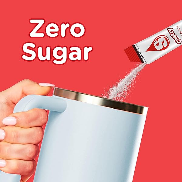 STARBURST SINGLES TO GO POWDERED DRINK MIX & JUST ADD WATER -12 BOXES WITH 6 PACKETS EACH 72 TOTAL SERVINGS (SUGAR FREE), CHERRY, 7.08 OZ