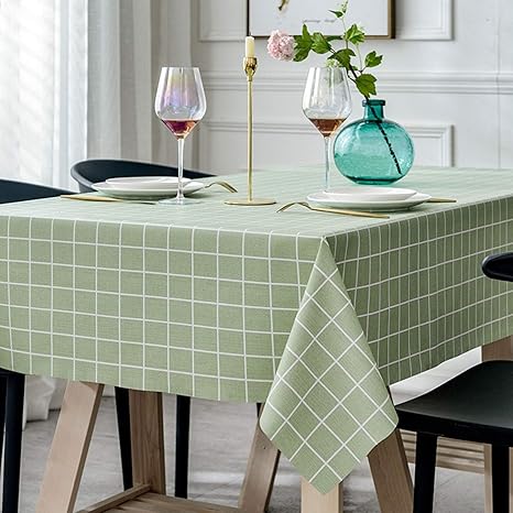 Amazon テーブルクロス 撥水 北欧 おしゃれ 長方形 防水 Pvc 和風 カラー チェック柄 格子柄 シンプル 可愛い かわいい 撥水加工 インテリア 汚れ防止 おしゃれ テーブル マット テーブル 110 160cm マルチカバー 新生活 テーブルクロス オンライン通販