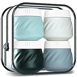 Gemice Travel Containers for Toiletries, Silicone