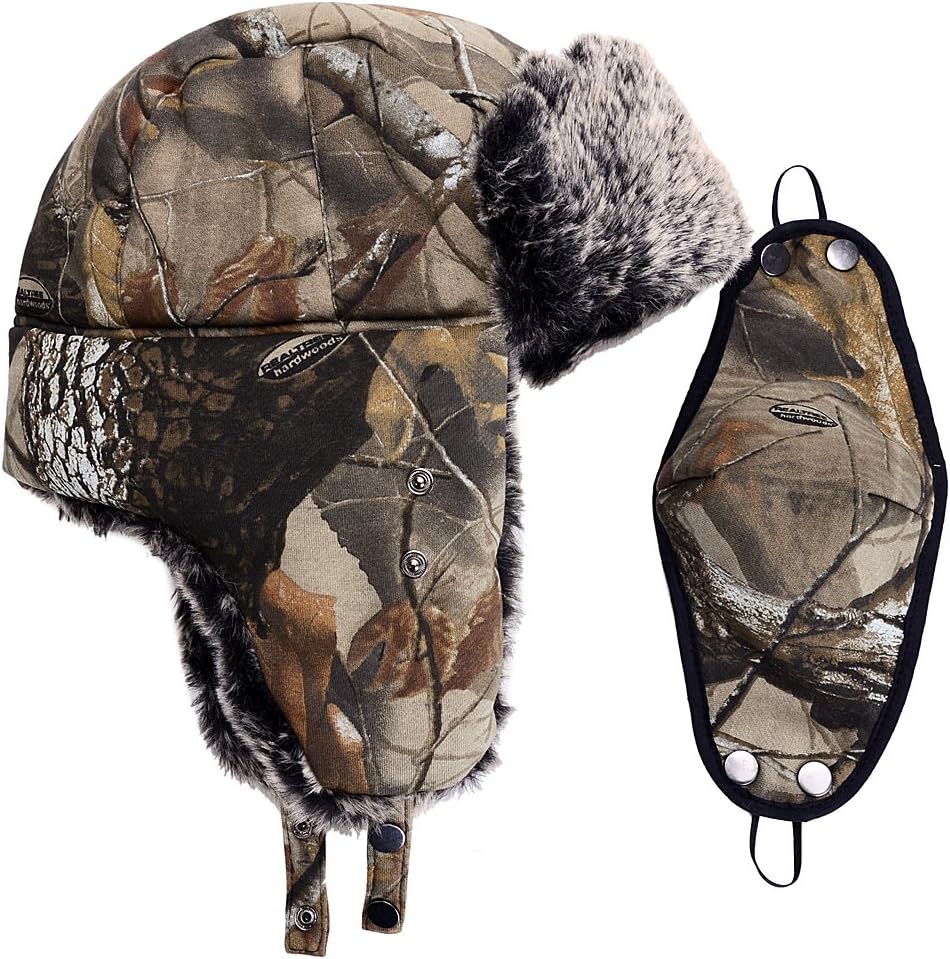 Odema Unisex Nylon Russian Style Winter Ear Flap Hat Camouflage One Size : Clothing